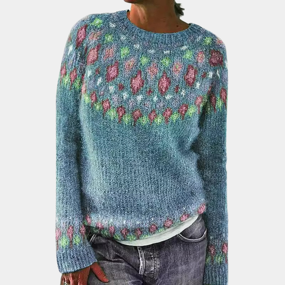 Janelle Pull Femme – Varm og behagelig striktrøje, elegant stil til vinteren