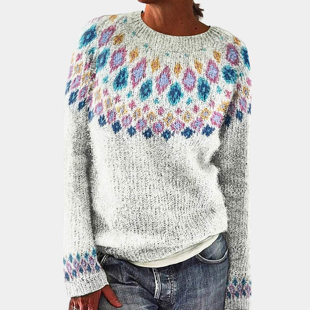 Janelle Pull Femme – Varm og behagelig striktrøje, elegant stil til vinteren