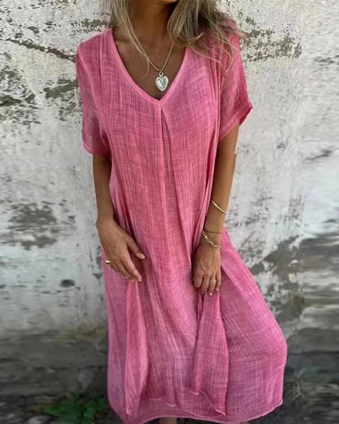 Alba Robe Bohème Femme – 100% Økologisk hør med flatterende pasform & åndbart øko-komfort stof