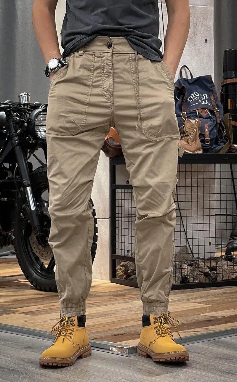 David Pantalon Homme – Pantalon Cargo Stretch avec Spandex Confortable & Polyvalent