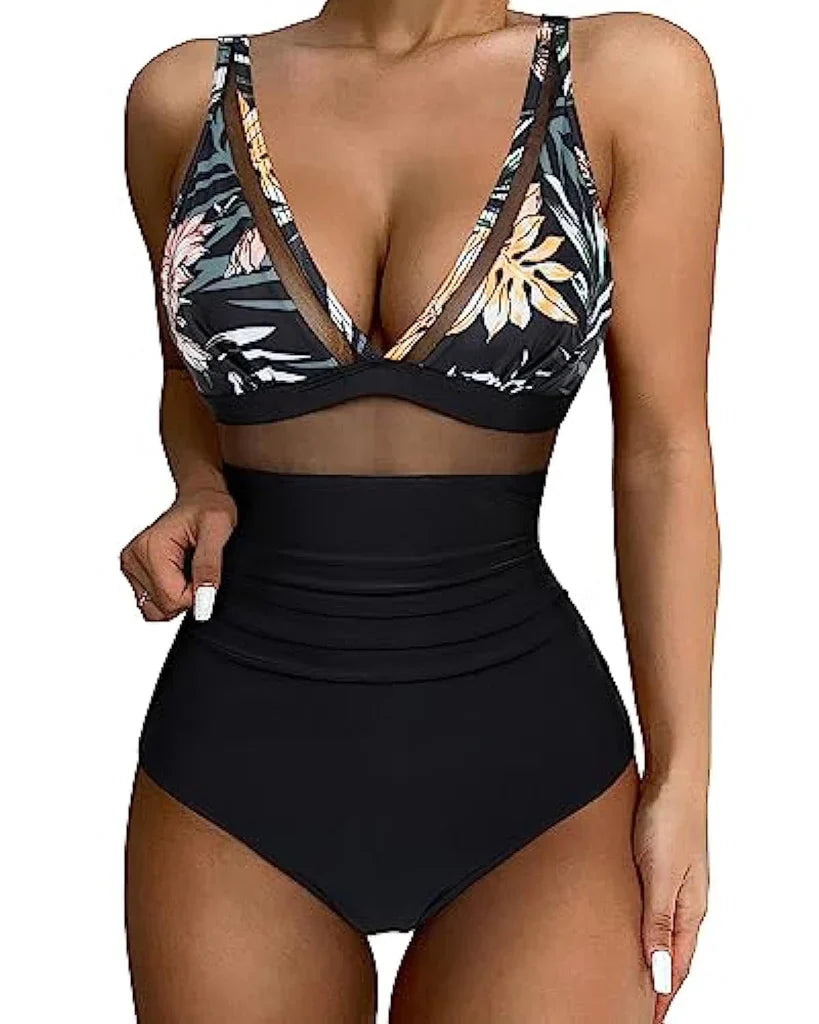 Sophie Women's Swimsuit – Fitted Cut with Adjustable Straps & Quick Drying