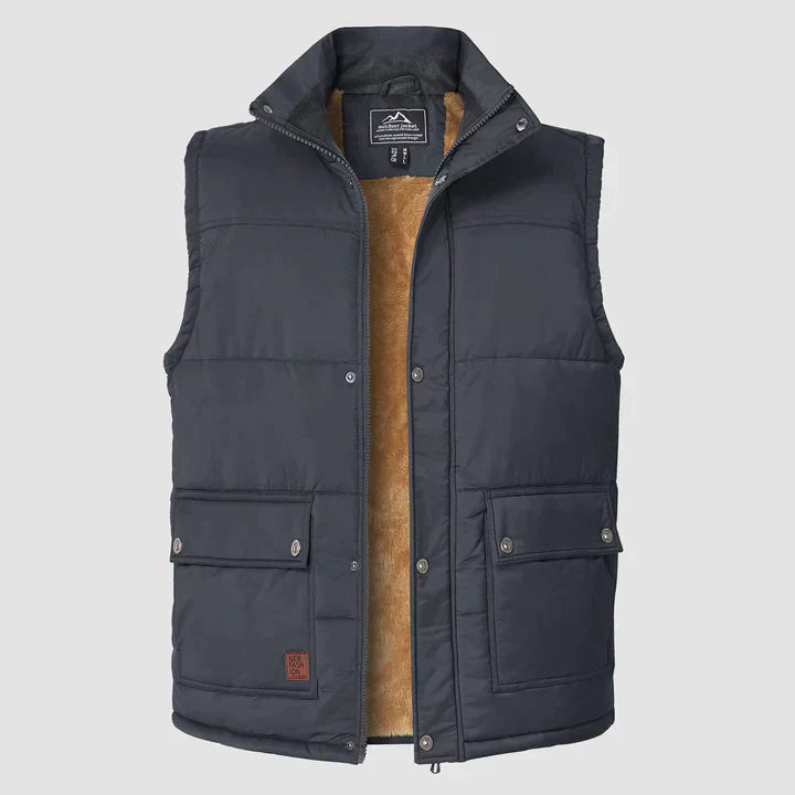 Mark Gilet Homme – Bodywarmer fără mâneci cu buzunare practice & confort zilnic