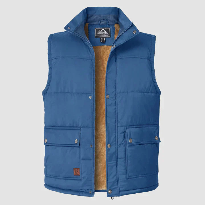 Mark Gilet Homme – Bodywarmer fără mâneci cu buzunare practice & confort zilnic