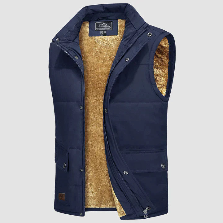 Mark Gilet Homme – Bodywarmer fără mâneci cu buzunare practice & confort zilnic