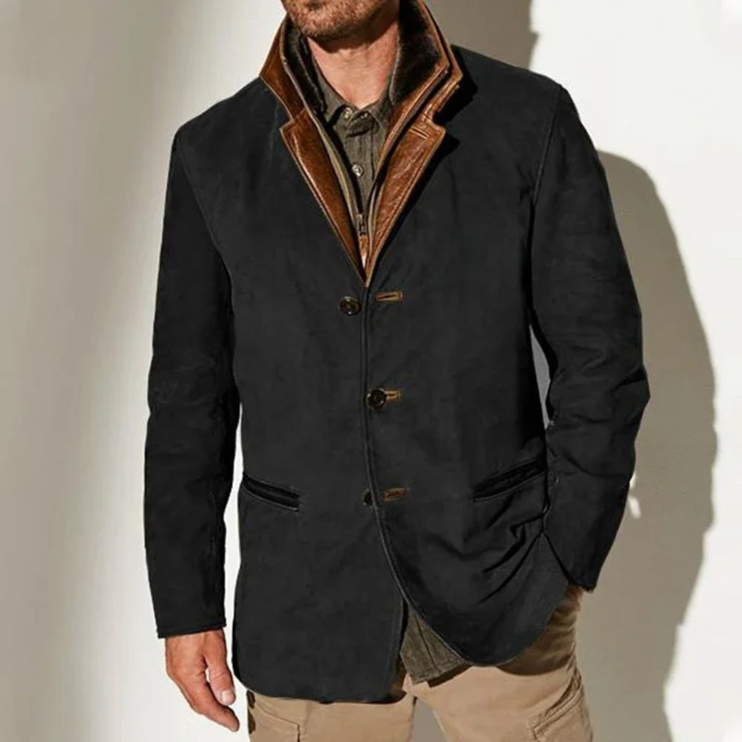 Aaron Vintage Jas Heren – Klassieke Elegante Jas Retro Stijl & Modern Comfort