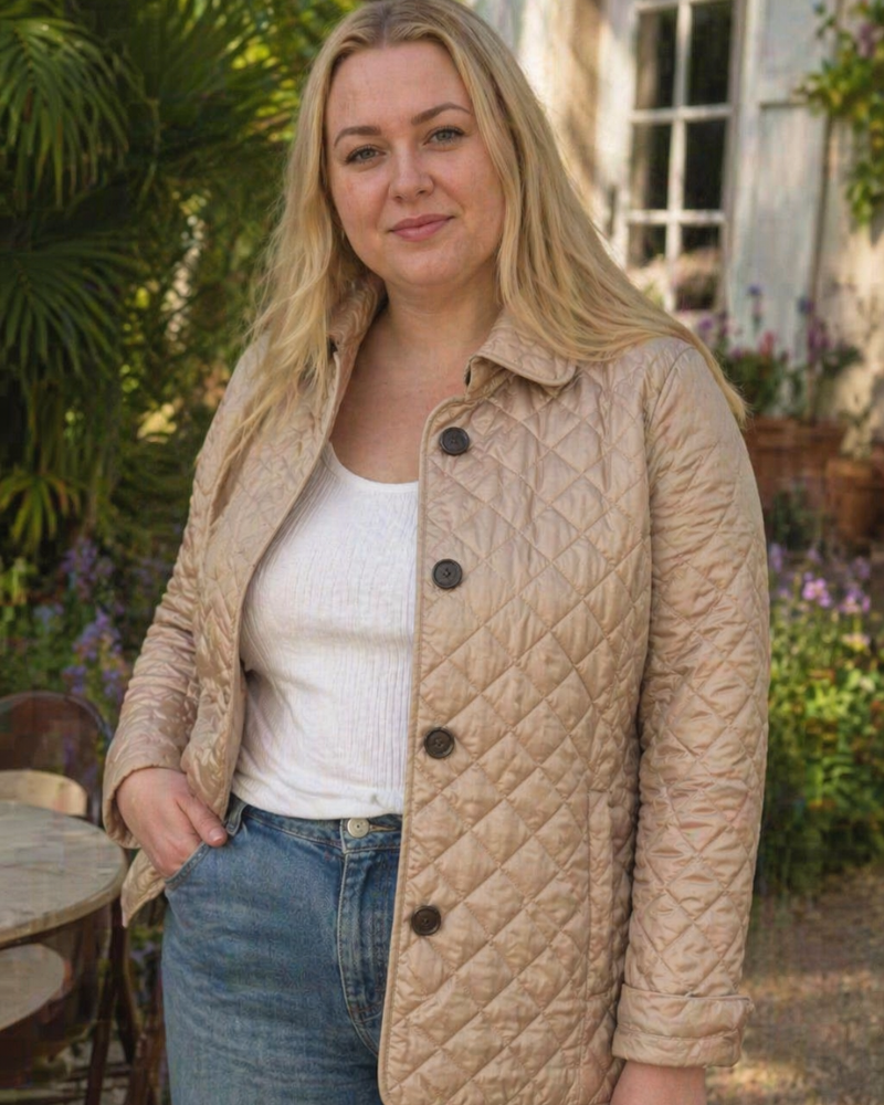 Chandy Giacca Donna Curvy Taglia Grande – Giacca Imbottita Elegante Taglio Slim Confortevole