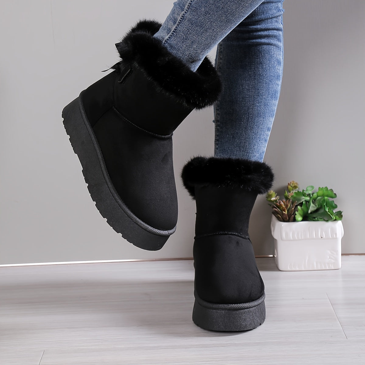 Zainab Bottes Hiver Femme – Teplá termo podšívka & pohodlná protiskluzová podrážka