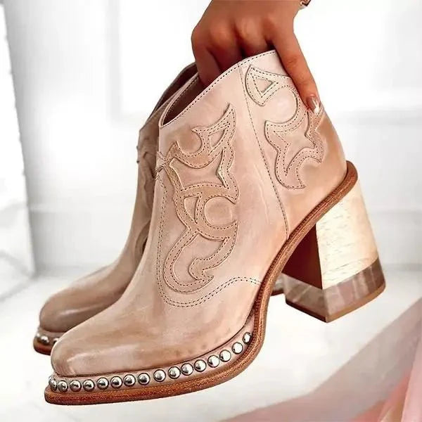 Zaria Bottines Femme – Elegantní kožené kotníkové boty s moderním stylem a trvalým pohodlím