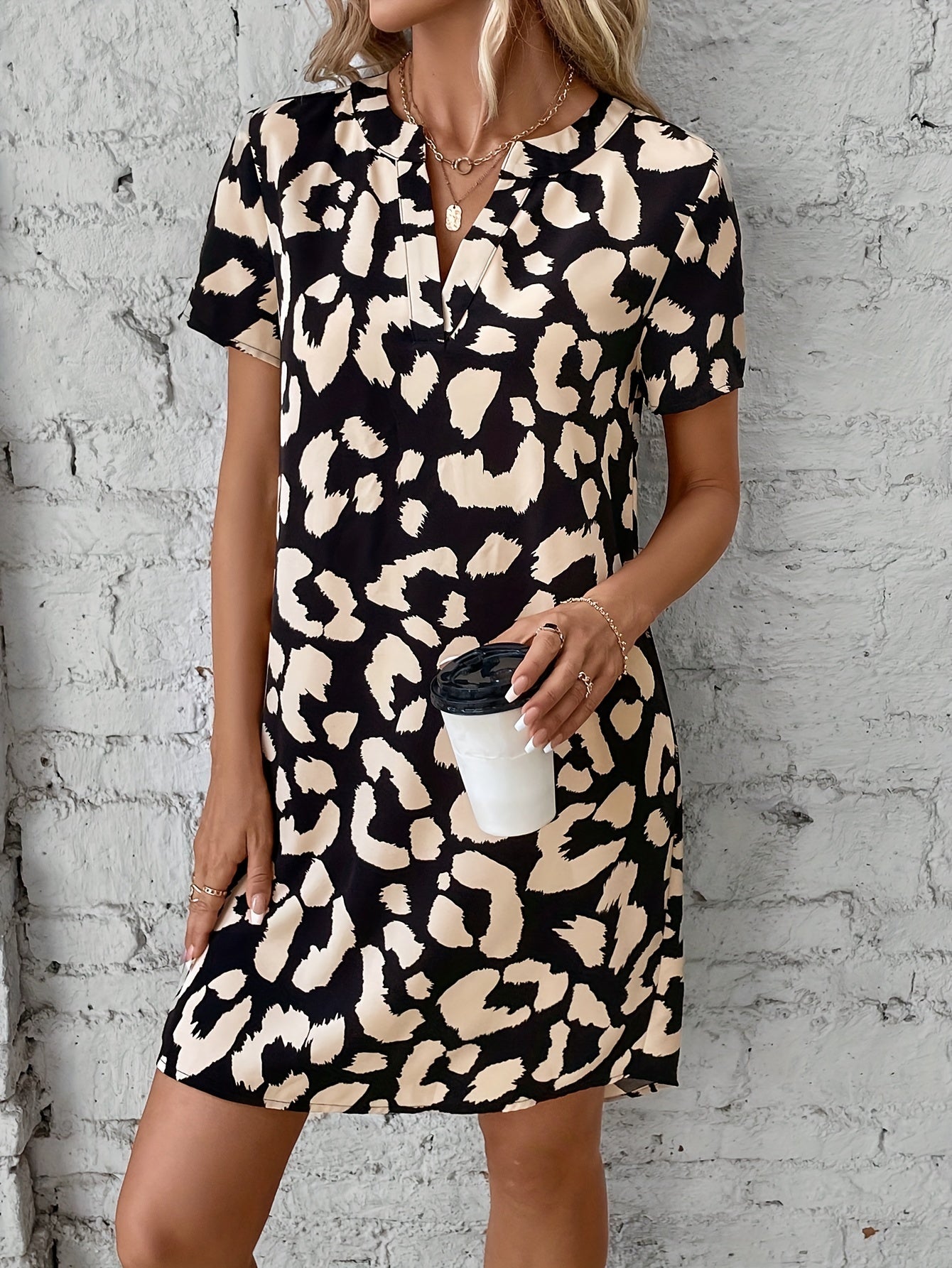 Літня сукня Джейла для жінок – легка міді сукня з поліестеру з літнім і кольоровим виглядом