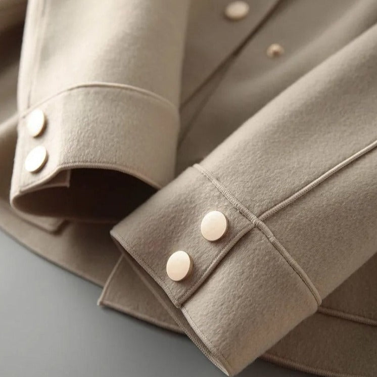 Casaco Feminino Elegante Emilie – Casaco em Algodão Sofisticado e Versátil com Estilo Intemporal