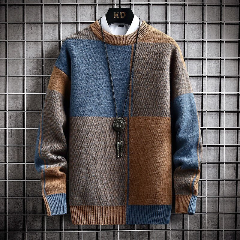 Clyde Pull Homme Tricot Douillet – Warmer & Eleganter Strick für Winter und Zwischensaison