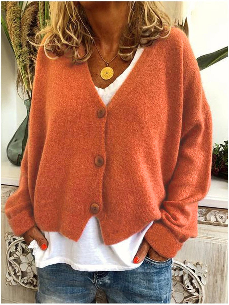 Rowyn Gilet Femme – Gilet Confortable à Maille Douce avec Décolleté en V Élégant