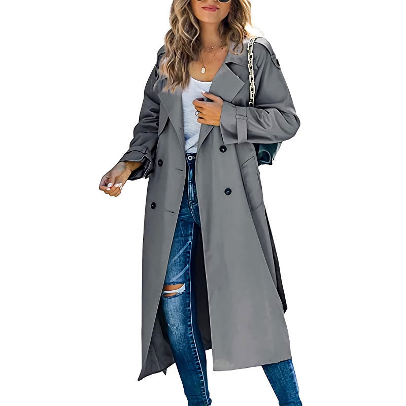 Brielle Trench Long Woman – Elegant, Light & Ideal for Spring and Autumn