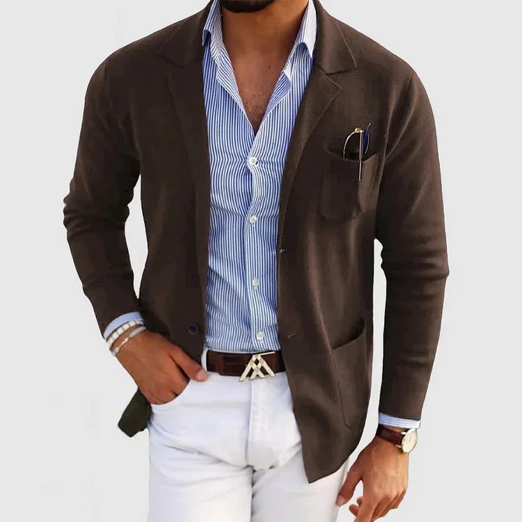 Elton Casual Men's Blazer – Elegant & Versatile Wool Blazer with Timeless Style