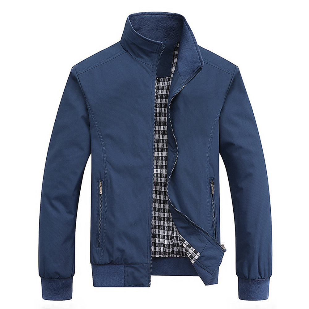 Scottie Leichte Reißverschlussjacke für Herren – Sportliche Freizeitjacke mit Stehkragen für die Zwischensaison