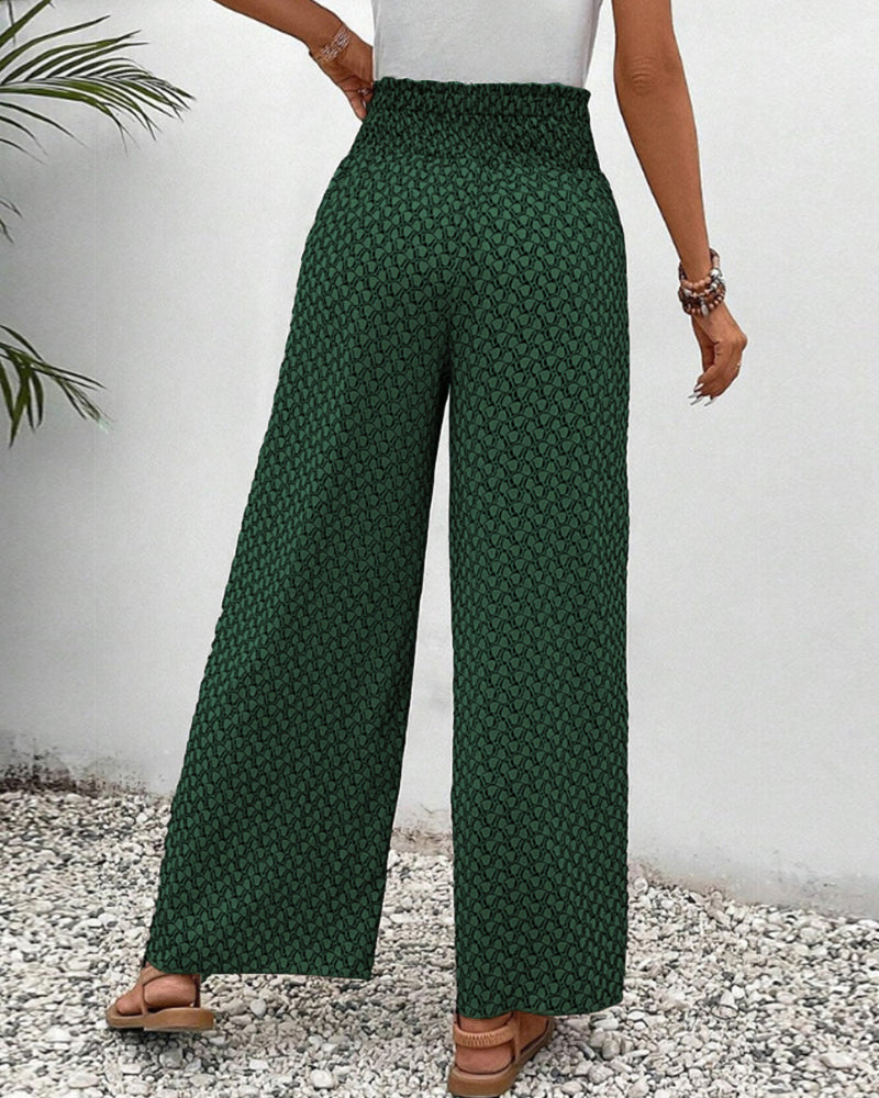 Henriette Pantalon Large Femme – Vysoký pas, lichotivý střih a pohodlná látka