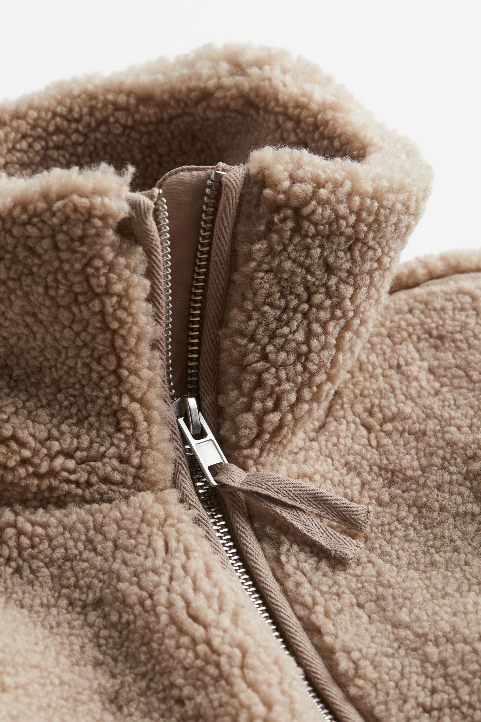 Fely Teddy Jas Dames – Warme Oversized Jas met Hoge Kraag & Ultra Zacht Stof