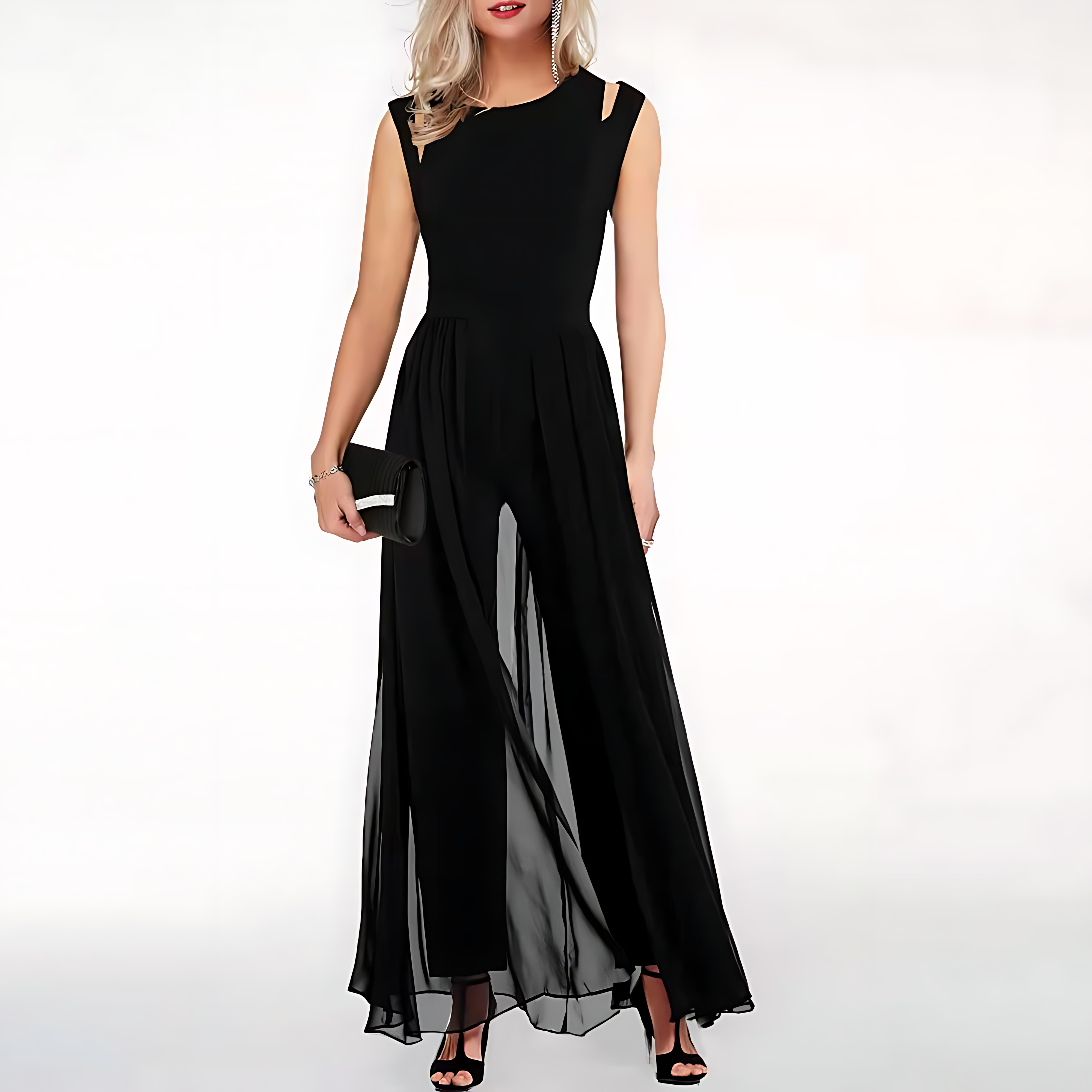 Nalani Dames Jumpsuit – Zachte Katoen, Elegant & Comfortabel voor Alle Gelegenheden