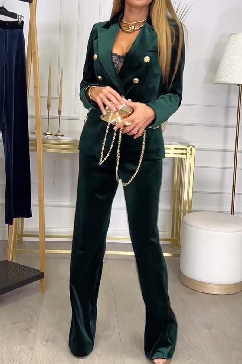Lora Ensemble Velours Femme – Luxusní dvoudílný kostým z měkké látky a všestranným designem