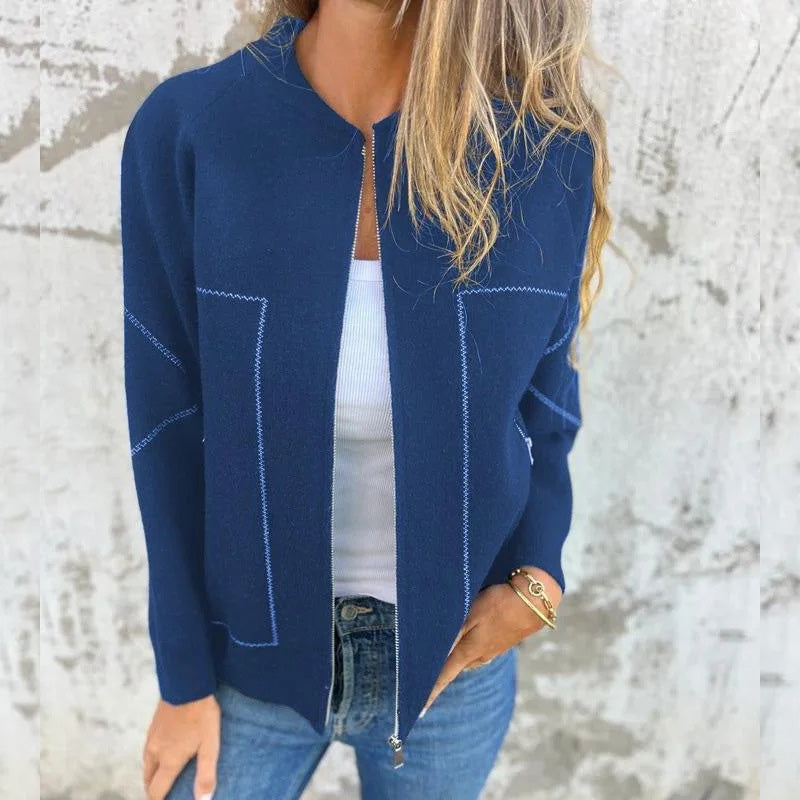 Amina Veste Zippée Femme – Manteau Caldo Impermeabile con Fodera Isolante
