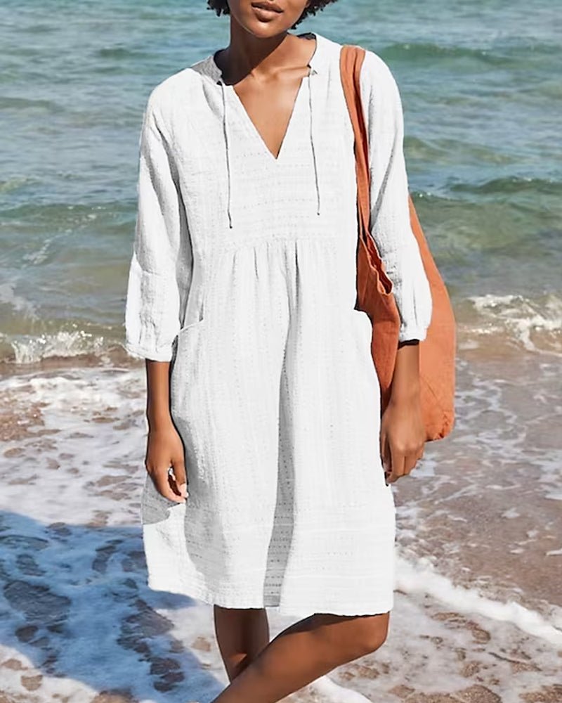 Elanora Robe Chemise Femme – Vestido ligero de corte casual con comodidad transpirable para el verano