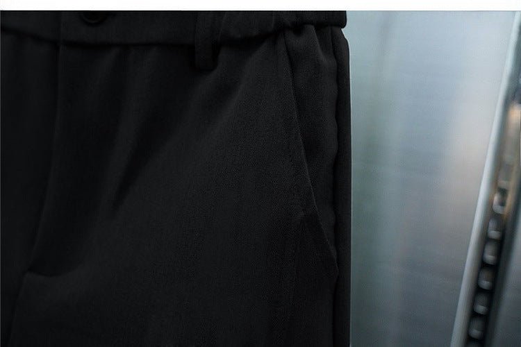 Leo Men's Stretch Pants – Modern slim pants with elastic waistband & smart casual style