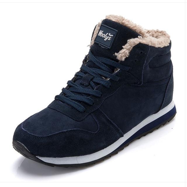 Niel Bottes d’Hiver pour Homme – Design Suédine Chaud et Isolé avec Semelle en Caoutchouc à Adhérence Durable
