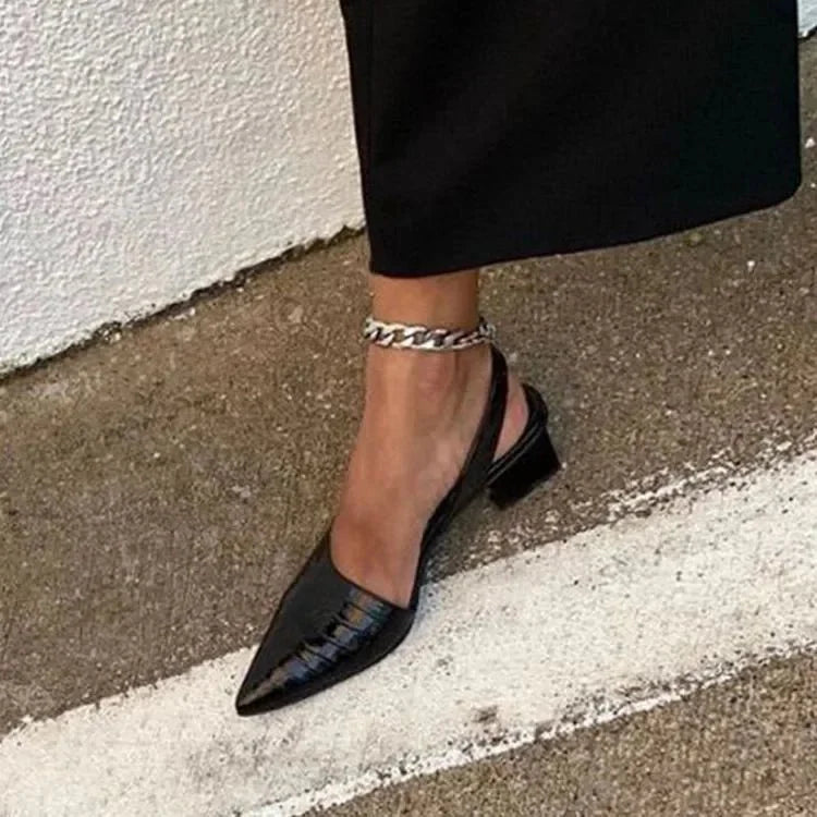Jacinta Escarpins Femme – Talons Classiques Élégants et Confortables pour le Travail & les Occasions Formelles