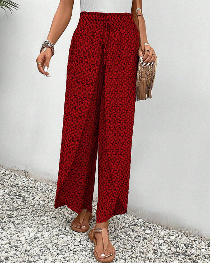 Henriette Pantalon Large Femme – Vysoký pas, lichotivý střih a pohodlná látka