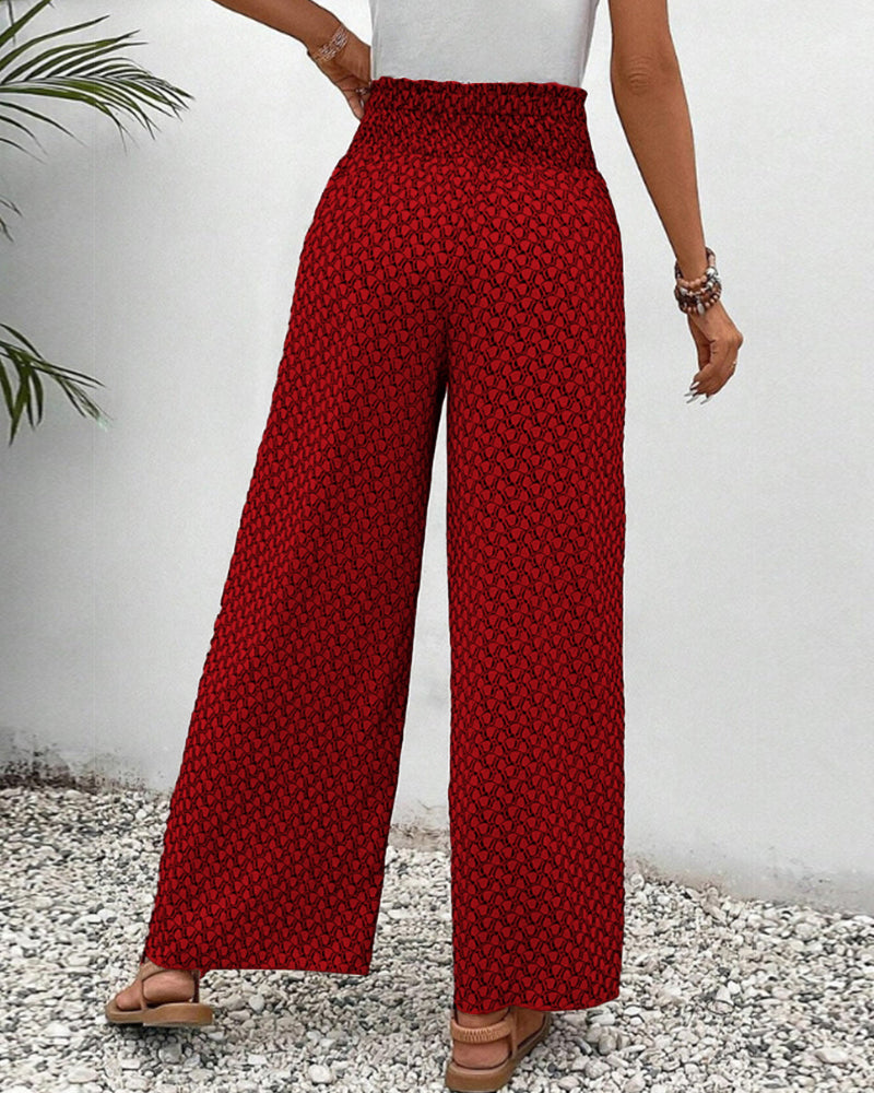 Henriette Pantalon Large Femme – Vysoký pas, lichotivý střih a pohodlná látka