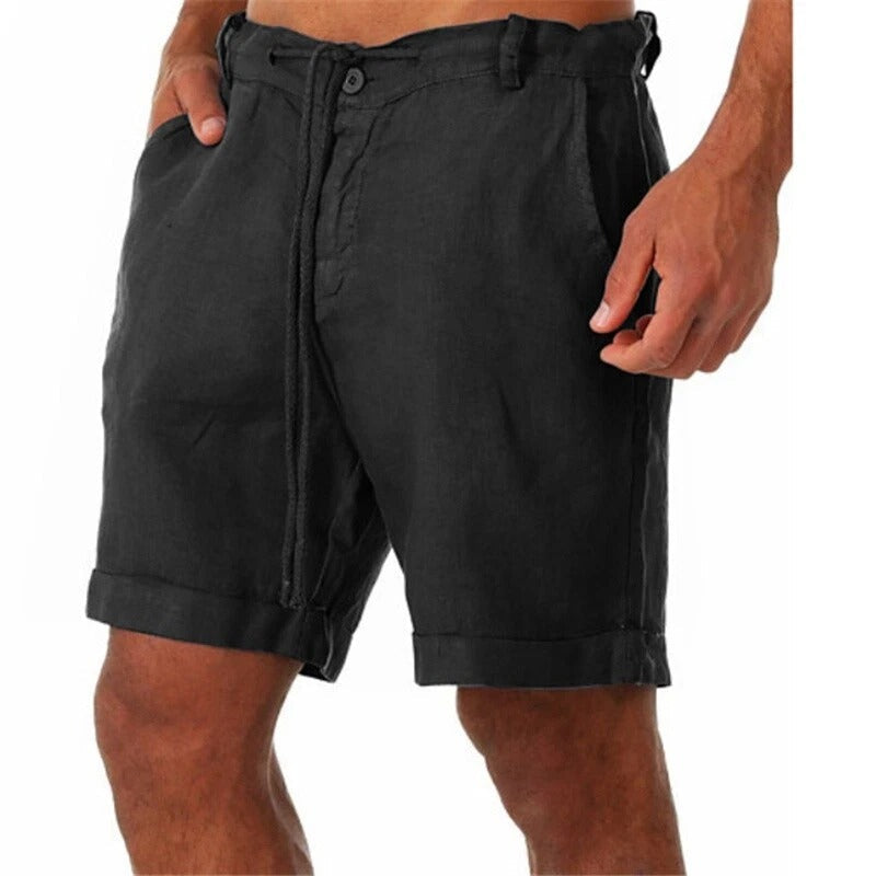 Iven Short Homme – Pantacourt Décontracté Léger pour Été, Plage & Ville