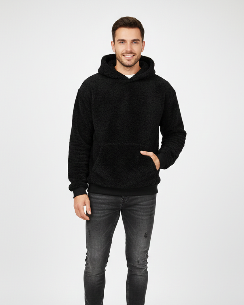 Sudadera con capucha Kila Fluffy Unisex – Sudadera ultra suave, ligera y cálida con bolsillo canguro