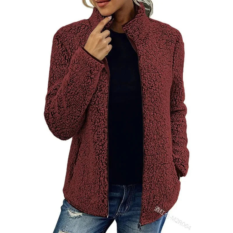 Neriah Casaco Feminino – Polar de Inverno Elegante e Quente, Sofisticado e Confortável