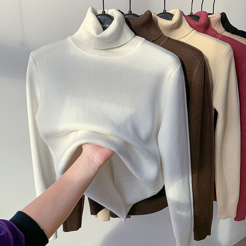 Milani Pull Col Roulé Femme – Sweat Doublé Polaire Chaud & Coupe Décontractée d’Hiver