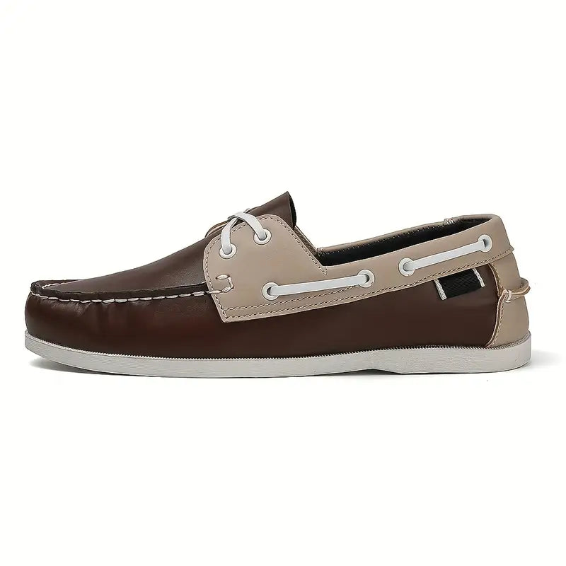 Lucas Chaussures Bateau Homme – Retro pohodlné a elegantní kožené mokasíny