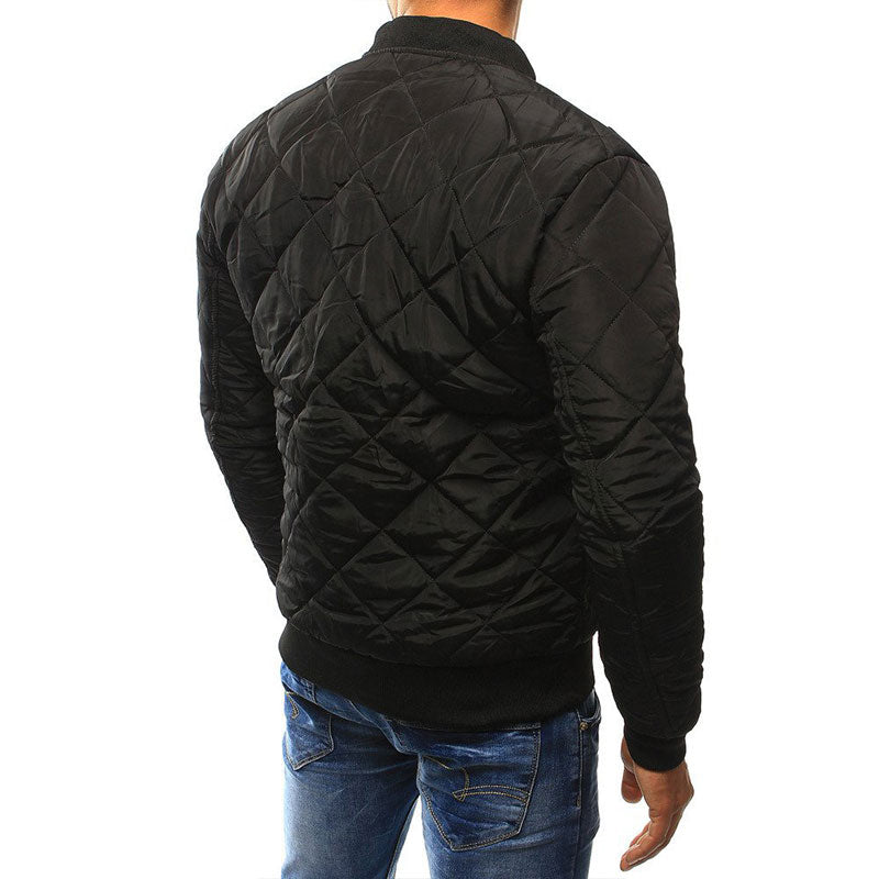 Benedict Veste Matelassée pour Homme – Leicht mit Rautenmuster, Reißverschluss und Taschen