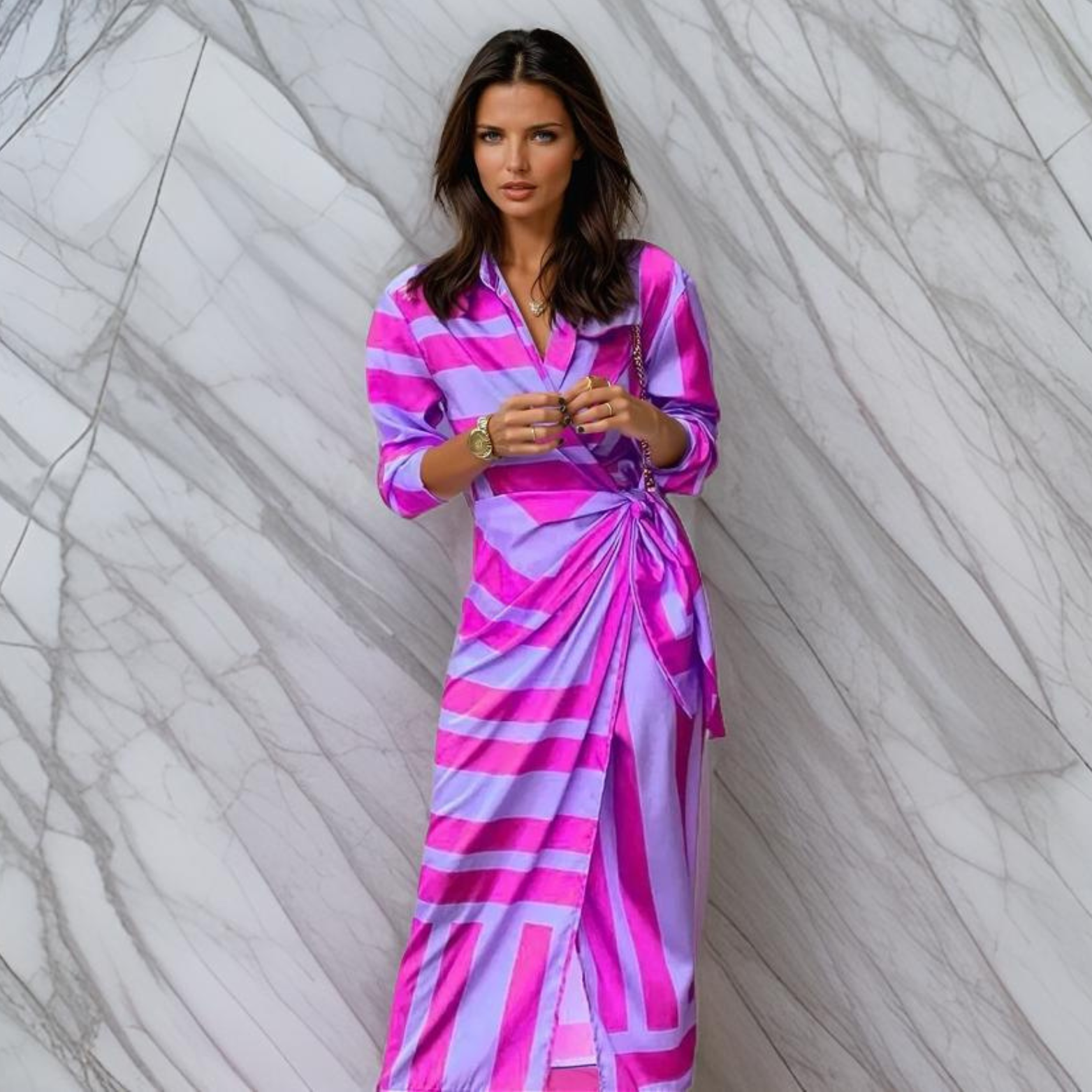 Robe portefeuille femme Miral – Croială elegantă, siluetă flatantă & design estival