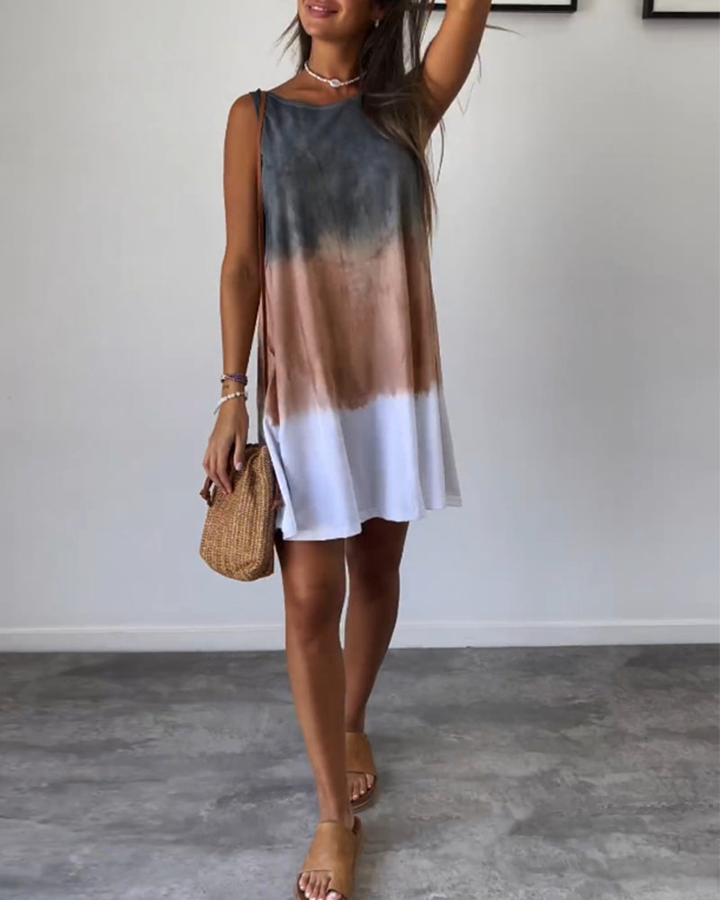 Summer Dress Women Odette – Casual Sleeveless Dress with Light Cut for Relaxing Summer Days