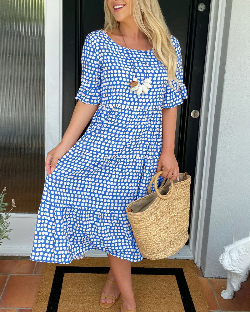 Kim Vestido de Verano Elegante Mujer – Corte Clásico y Silueta Favorecedora para Toda Ocasión