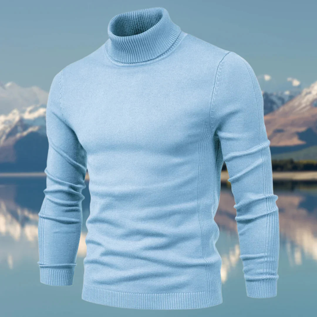 Vince Pull Col Roulé Homme – Classique en Maille Douce, Ajusté & Élégant pour l’Hiver