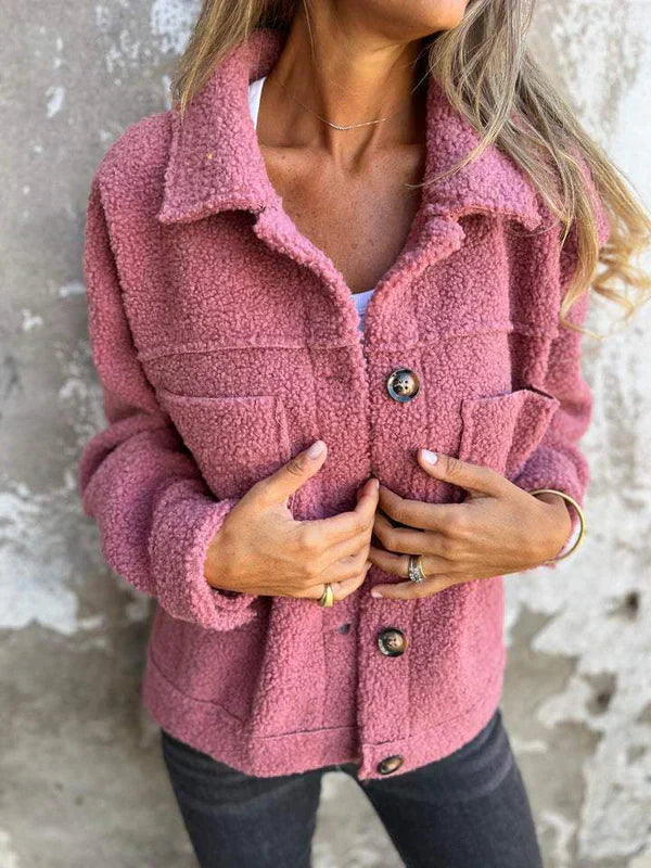 Amayah Teddy Jacket – Fleece Effect, Comfort and Style for a Trendy Look