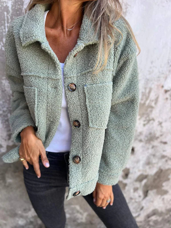 Amayah Teddy Jacket – Fleece Effect, Comfort and Style for a Trendy Look