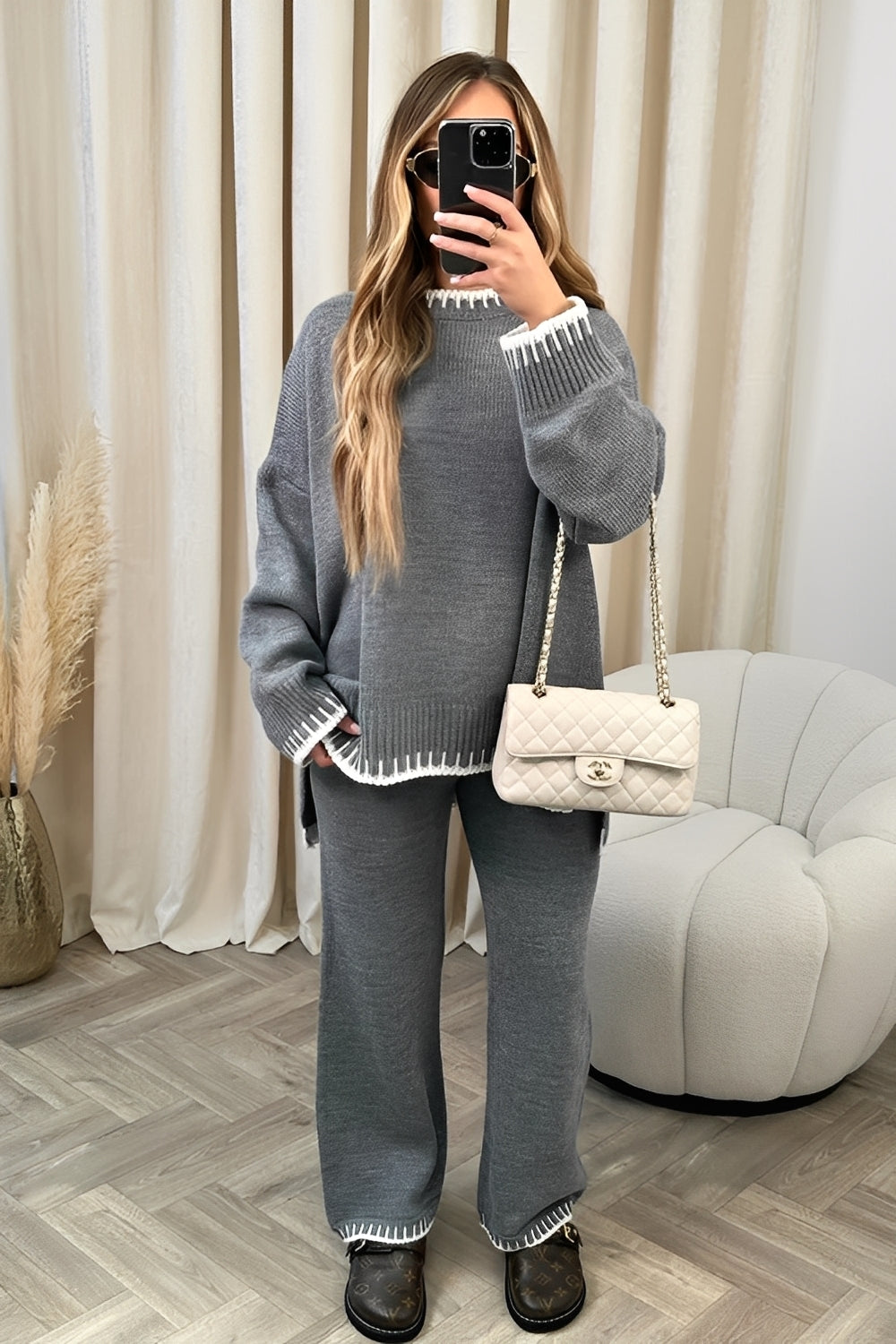 Kennedy – Loungewear-sett for kvinner i mykt stoff – Komfortabelt antrekk med avslappet passform for hverdagen