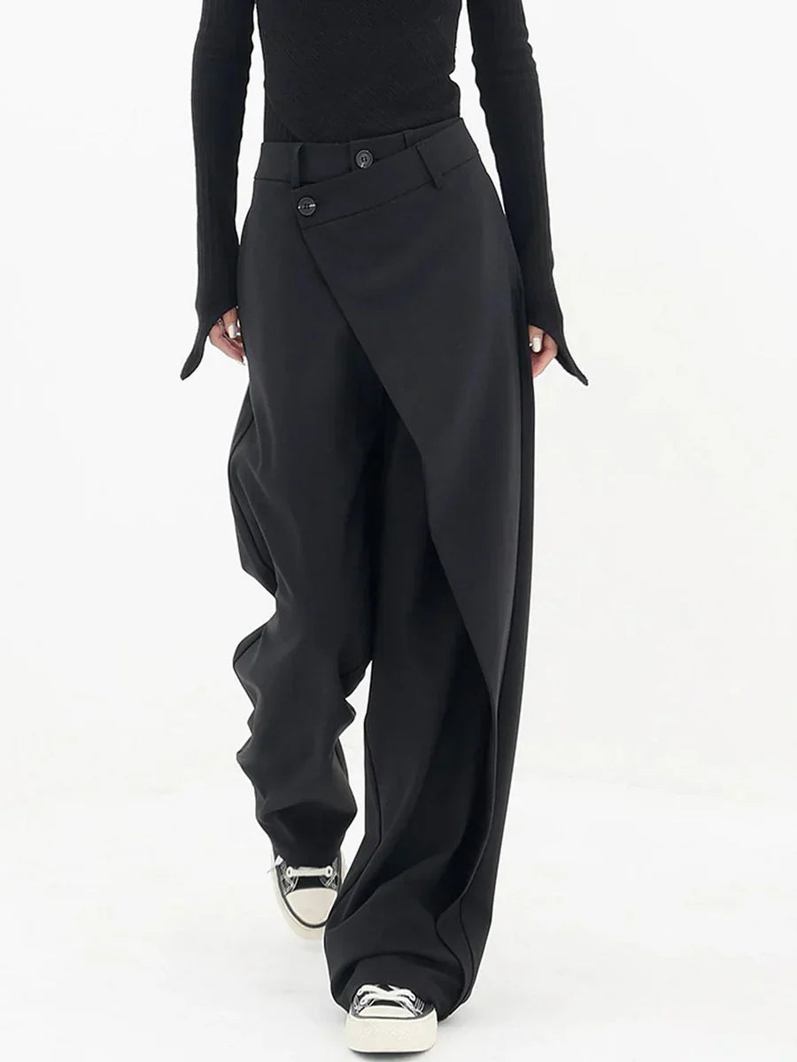Emma Pantalon Ample Femme – Pantalon Large Confortable & Respirant pour un Look Décontracté et Stylé