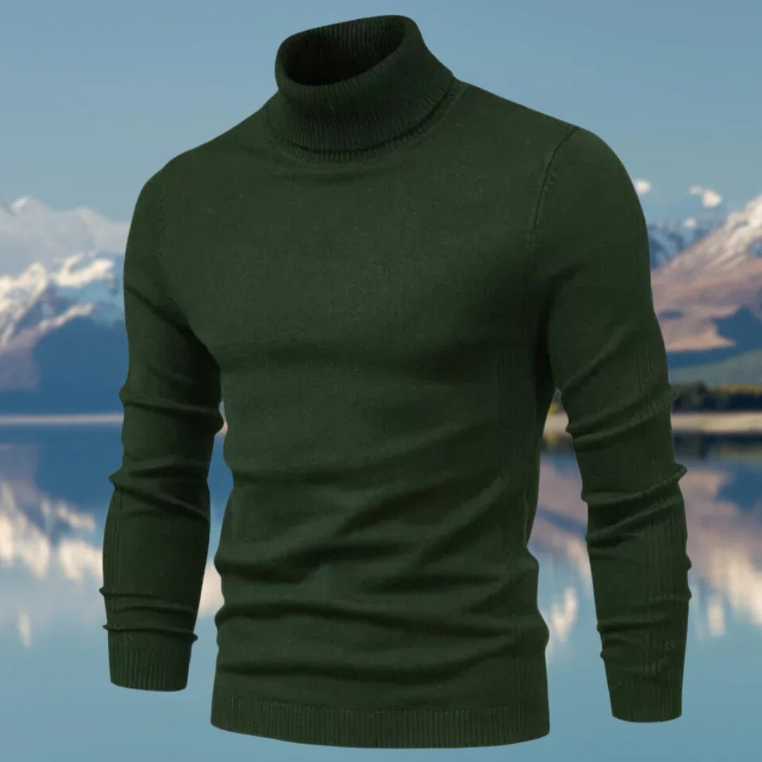 Vince Pull Col Roulé Homme – Classique en Maille Douce, Ajusté & Élégant pour l’Hiver