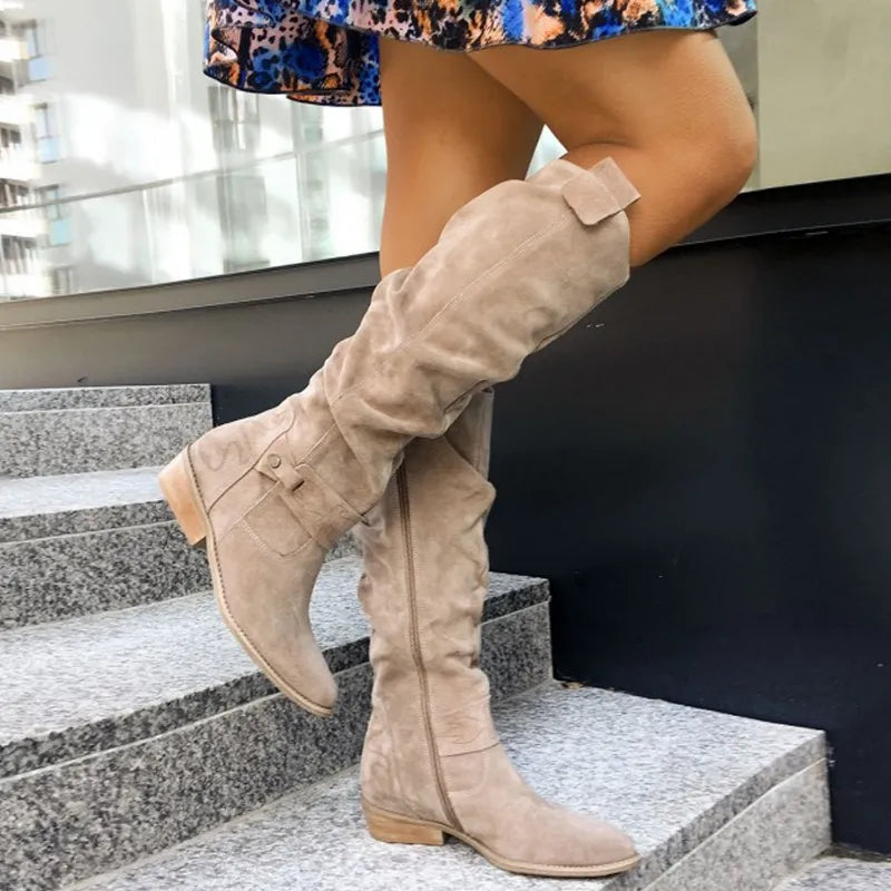 Avery Bottes Femme – Bottes Confortables avec Semelle Antidérapante & Design Élégant