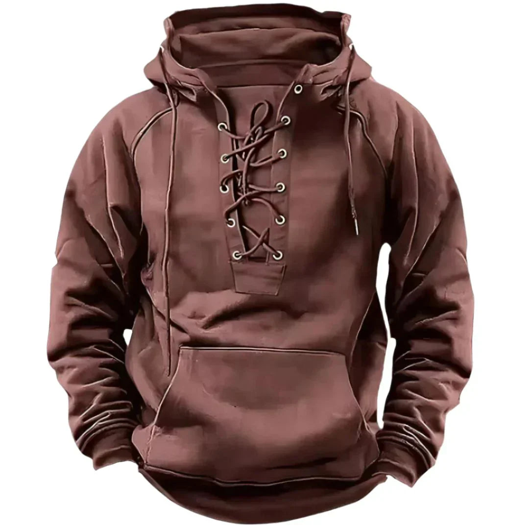 Tryphon Hoodie Homme – Mikina s tkaničkami v retro moderním stylu & pohodlná pro každodenní nošení