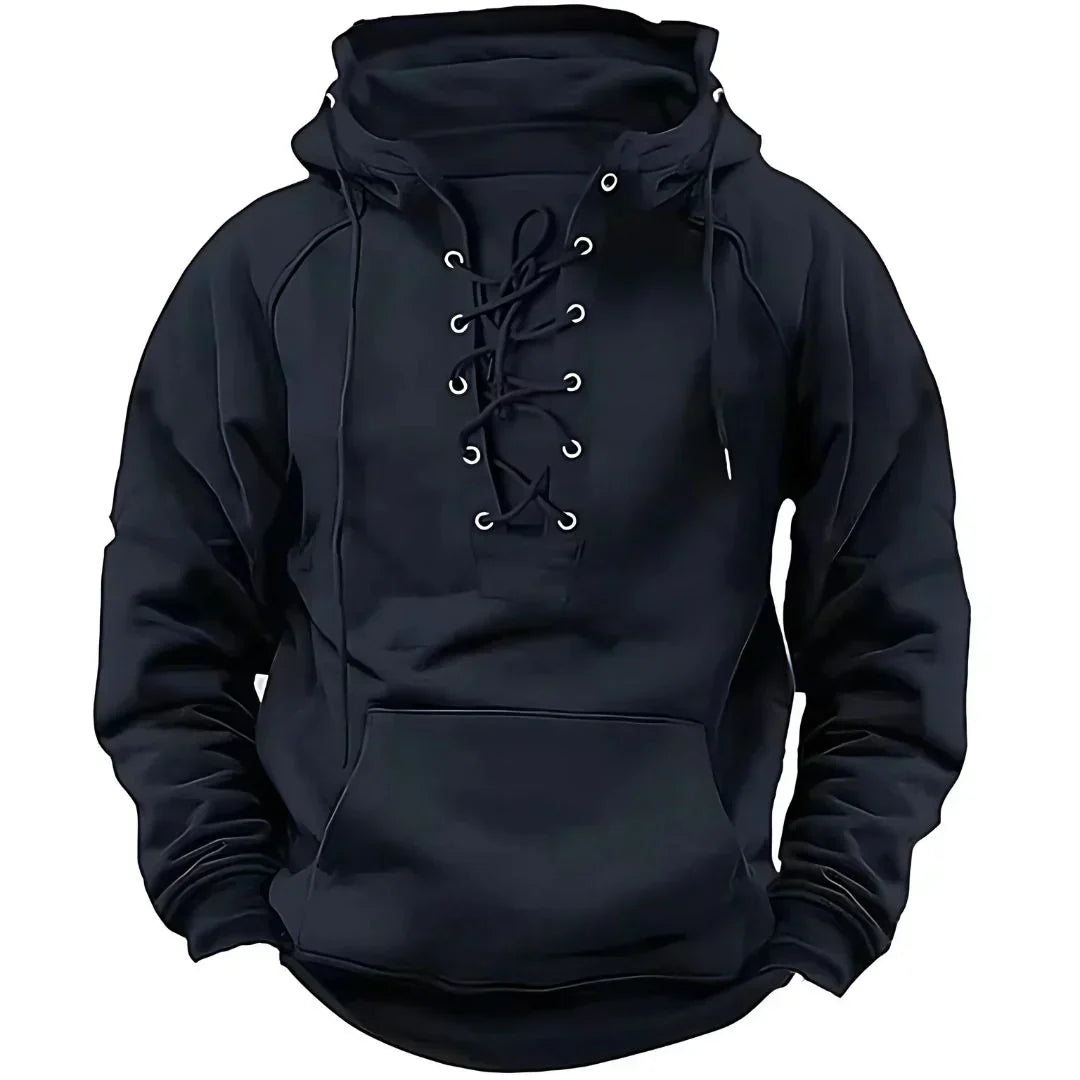 Tryphon Hoodie Homme – Mikina s tkaničkami v retro moderním stylu & pohodlná pro každodenní nošení