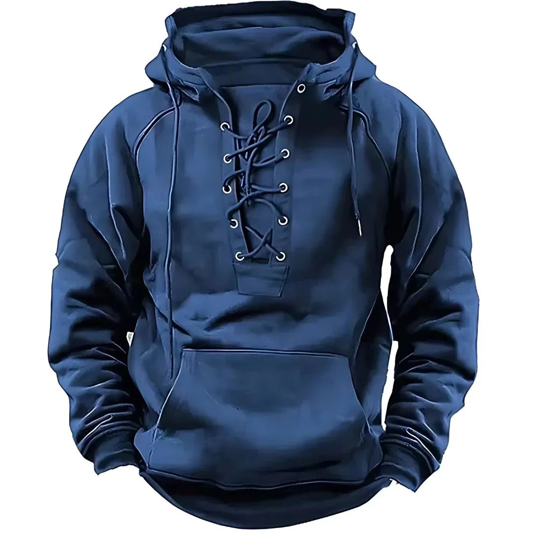 Tryphon Hoodie Homme – Mikina s tkaničkami v retro moderním stylu & pohodlná pro každodenní nošení