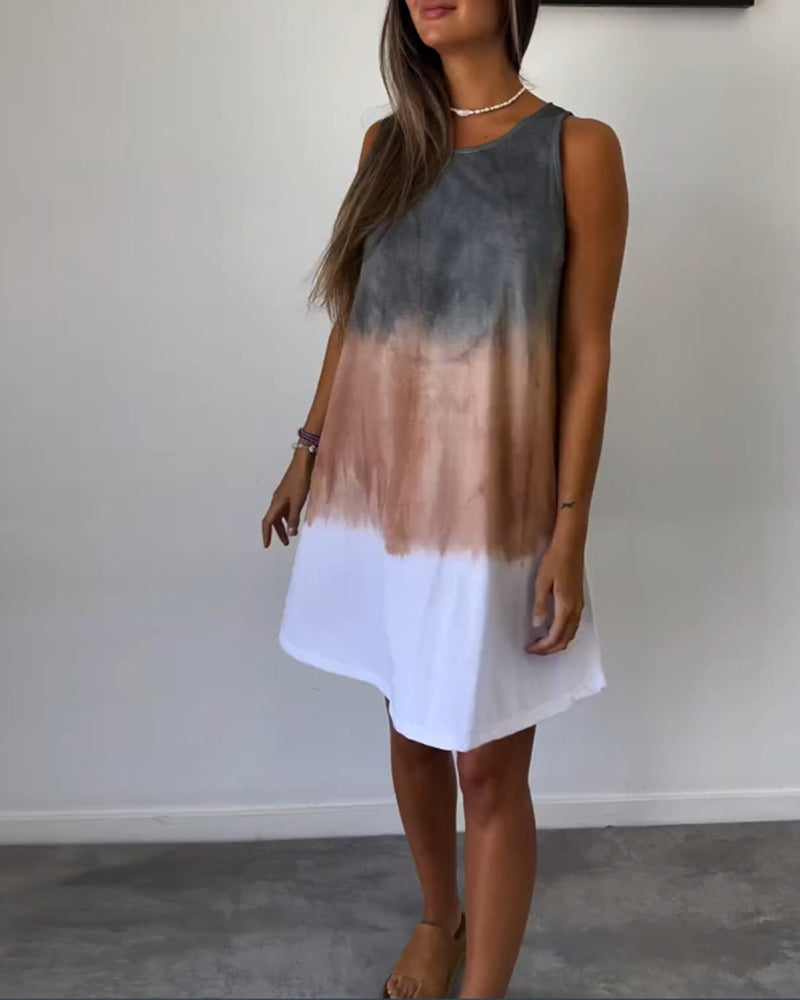 Summer Dress Women Odette – Casual Sleeveless Dress with Light Cut for Relaxing Summer Days